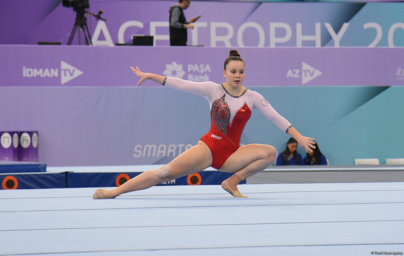 Bakıda idman gimnastikası üzrə Dünya Kubokunun sonuncu günü start götürüb (FOTO)