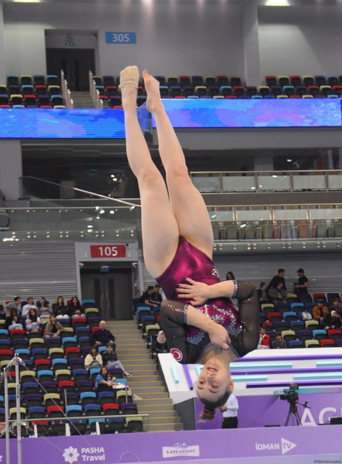 Bakıda idman gimnastikası üzrə Dünya Kubokunun sonuncu günü start götürüb (FOTO)