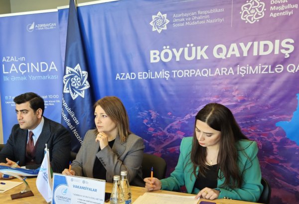 Laçın hava limanına işə qəbul ilə bağlı əmək yarmarkası təşkil olundu (FOTO)
