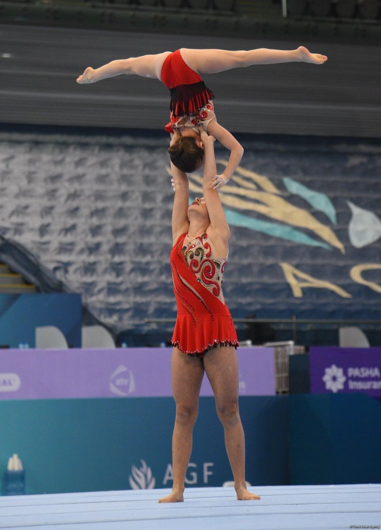 Akrobatika gimnastikası üzrə 30-cu ölkə birinciliyi və Bakı çempionatı start götürüb (FOTO)