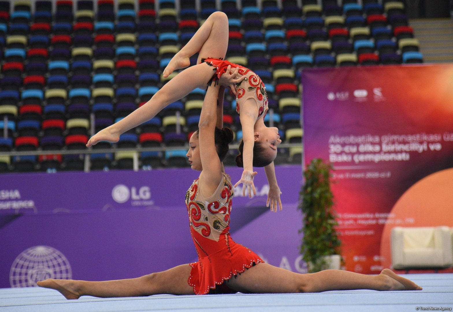 Akrobatika gimnastikası üzrə 30-cu ölkə birinciliyi və Bakı çempionatı start götürüb (FOTO)