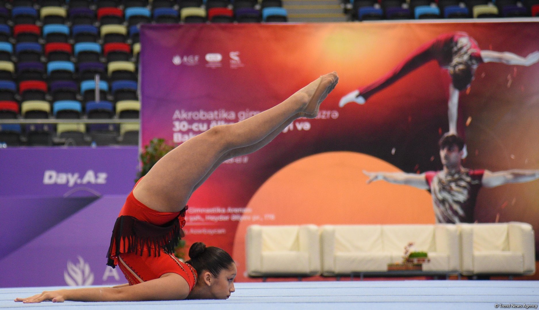 Akrobatika gimnastikası üzrə 30-cu ölkə birinciliyi və Bakı çempionatı start götürüb (FOTO)