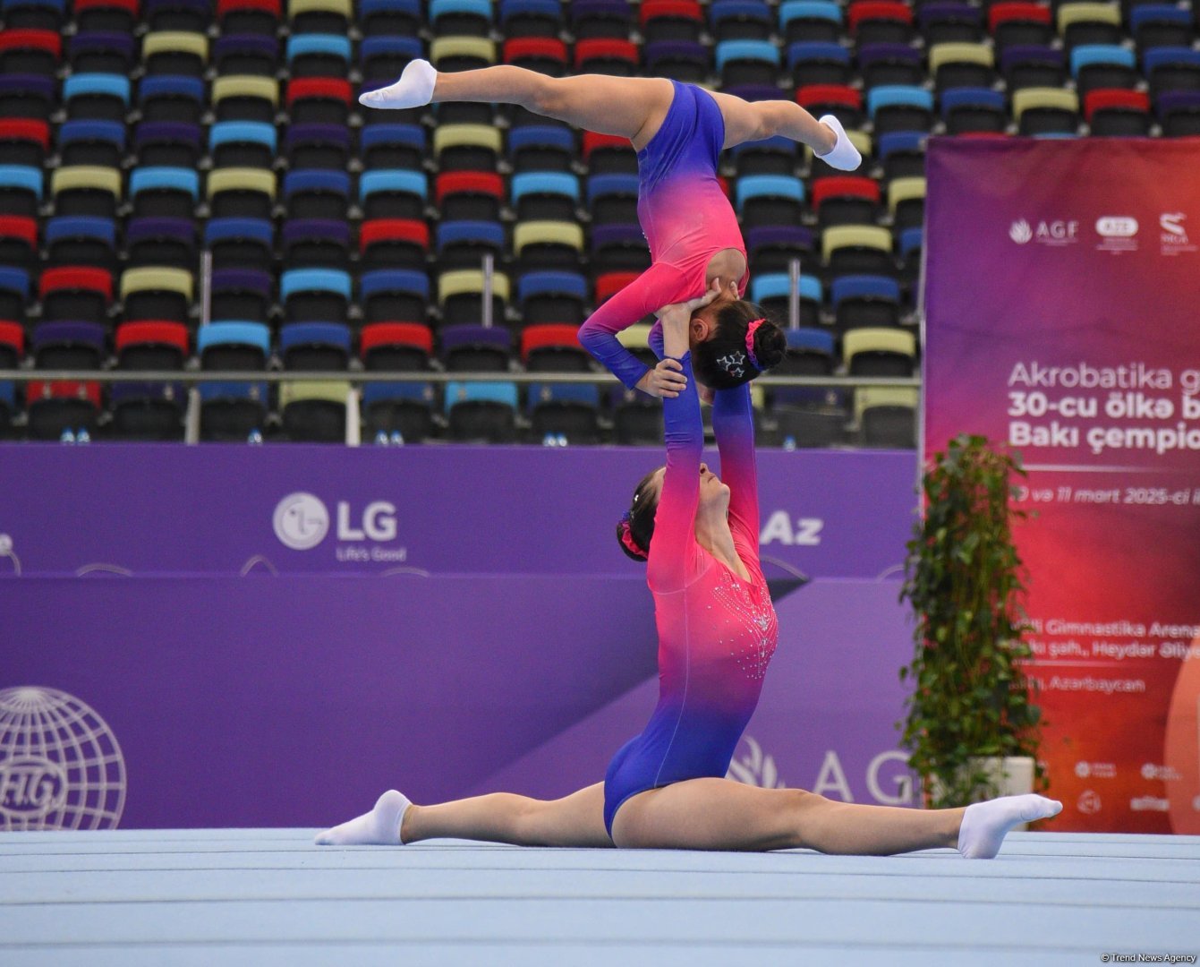 Akrobatika gimnastikası üzrə 30-cu ölkə birinciliyi və Bakı çempionatı start götürüb (FOTO)