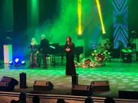 Gəncə Dövlət Filarmoniyasında Aygün Səmədzadənin mahnılarından ibarət konsert izdihamla keçib (FOTO)