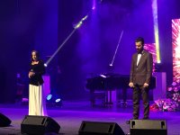 Gəncə Dövlət Filarmoniyasında Aygün Səmədzadənin mahnılarından ibarət konsert izdihamla keçib (FOTO)