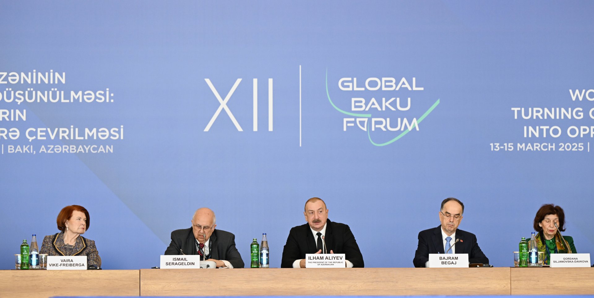 Prezident İlham Əliyev Bakıda XII Qlobal Bakı Forumunun açılış mərasimində iştirak edib (FOTO/VİDEO) (YENİLƏNİB-3)