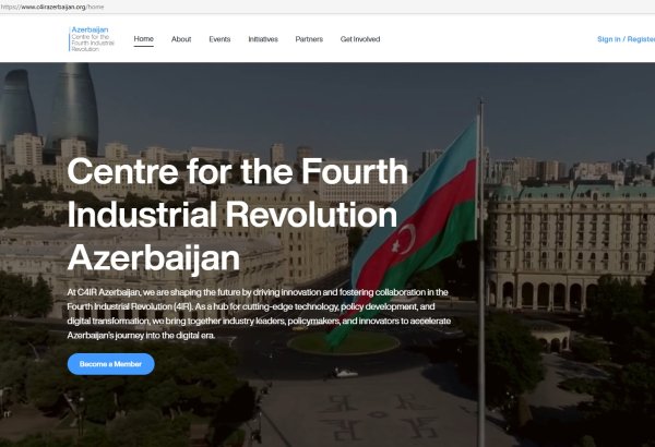 Dördüncü Sənaye İnqilabı Azərbaycan Mərkəzinin veb platforması istifadəyə verilib