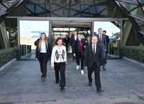 Şimali Makedoniya Prezidentinin Azərbaycana səfəri başa çatıb (FOTO)