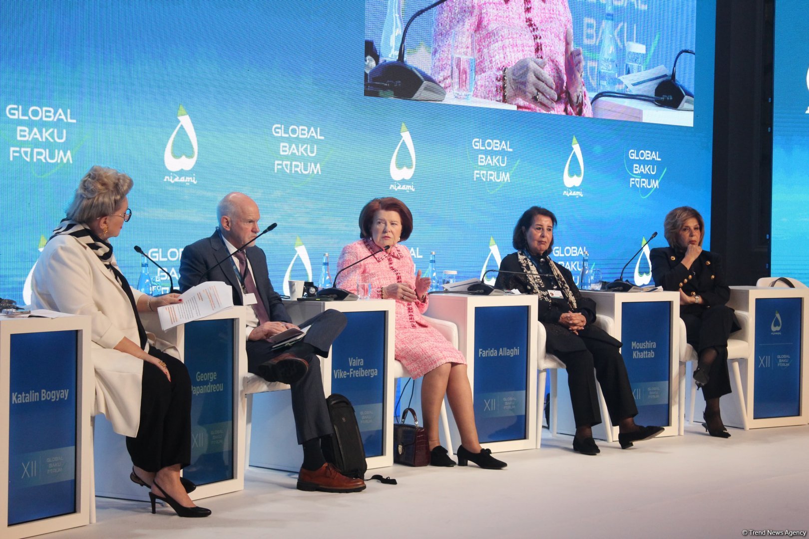 XII Qlobal Bakı Forumu çərçivəsində "Gender - Təhlükəsizlik - İqlim: qarşılıqlı əlaqə" mövzusunda panel müzakirəsi baş tutub (FOTO) (ƏLAVƏ OLUNUB)