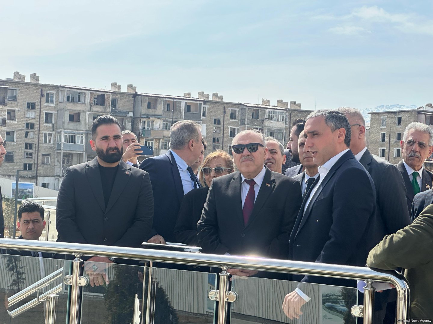 Türkman QHT-lərindən ibarət nümayəndə heyətinin işğaldan azad edilmiş bölgələrə səfəri başlayıb (FOTO)