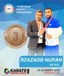 Azərbaycan karateçiləri Çində keçirilən nüfuzlu turnirdə iki medal qazandı (FOTO)