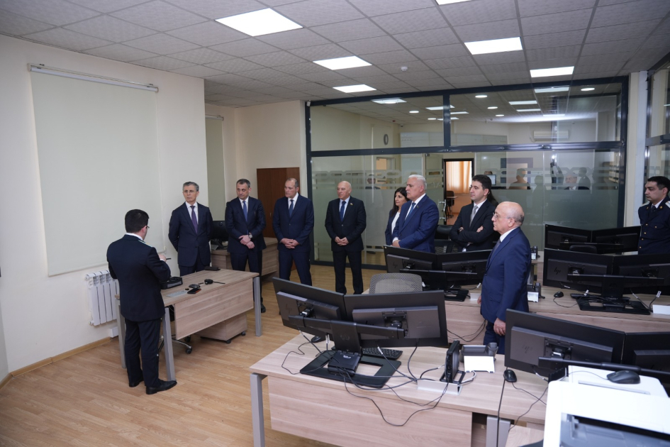 Milli Məclisin deputatları Ədliyyə Nazirliyinin Probasiya xidmətində olublar (FOTO)