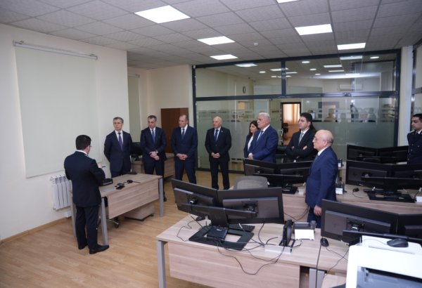 Milli Məclisin deputatları Ədliyyə Nazirliyinin Probasiya xidmətində olublar (FOTO)