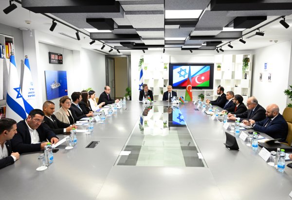 Azərbaycanla İsrail arasında iqtisadi əməkdaşlığın inkişafı dəyərləndirilib