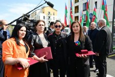 Prezident İlham Əliyev və Birinci xanım Mehriban Əliyeva Suqovuşanda yaşayış kompleksinin istifadəyə verilməsi mərasimində iştirak ediblər (FOTO/VİDEO) (YENİLƏNİB)