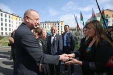 Prezident İlham Əliyev və Birinci xanım Mehriban Əliyeva Suqovuşanda yaşayış kompleksinin istifadəyə verilməsi mərasimində iştirak ediblər (FOTO/VİDEO) (YENİLƏNİB)