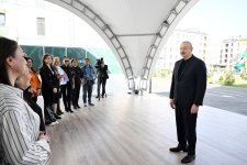 Prezident İlham Əliyev və Birinci xanım Mehriban Əliyeva Suqovuşanda yaşayış kompleksinin istifadəyə verilməsi mərasimində iştirak ediblər (FOTO/VİDEO) (YENİLƏNİB)