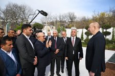 Prezident İlham Əliyev və Birinci xanım Mehriban Əliyeva Ağdərənin Həsənriz kəndində sakinlərlə birlikdə Novruz tonqalını alovlandırıblar (FOTO/VİDEO) (YENİLƏNİB)