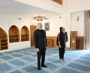 Prezident İlham Əliyev və Birinci xanım Mehriban Əliyeva Suqovuşanda məscidin açılışında iştirak ediblər (FOTO/VİDEO) (YENİLƏNİB)