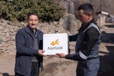 “AzerGold” QSC Göygöl rayonunda növbəti sosial yardım aksiyası təşkil edib (FOTO)