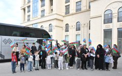 Heydər Əliyev Fondunun vitse-prezidenti Leyla Əliyeva Qubada şəhid övladları ilə birgə Novruz şənliyində iştirak edib (FOTO/VİDEO)