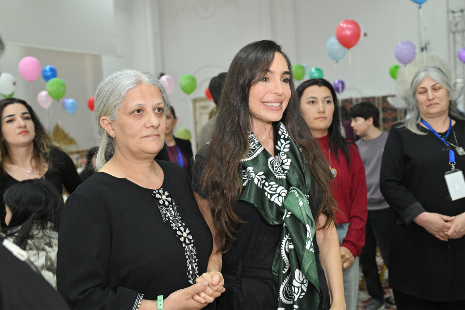 Heydər Əliyev Fondunun vitse-prezidenti Leyla Əliyeva Qubada şəhid övladları ilə birgə Novruz şənliyində iştirak edib (FOTO/VİDEO)