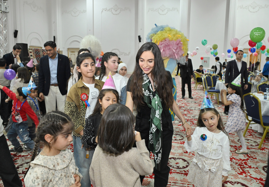 Heydər Əliyev Fondunun vitse-prezidenti Leyla Əliyeva Qubada şəhid övladları ilə birgə Novruz şənliyində iştirak edib (FOTO/VİDEO)