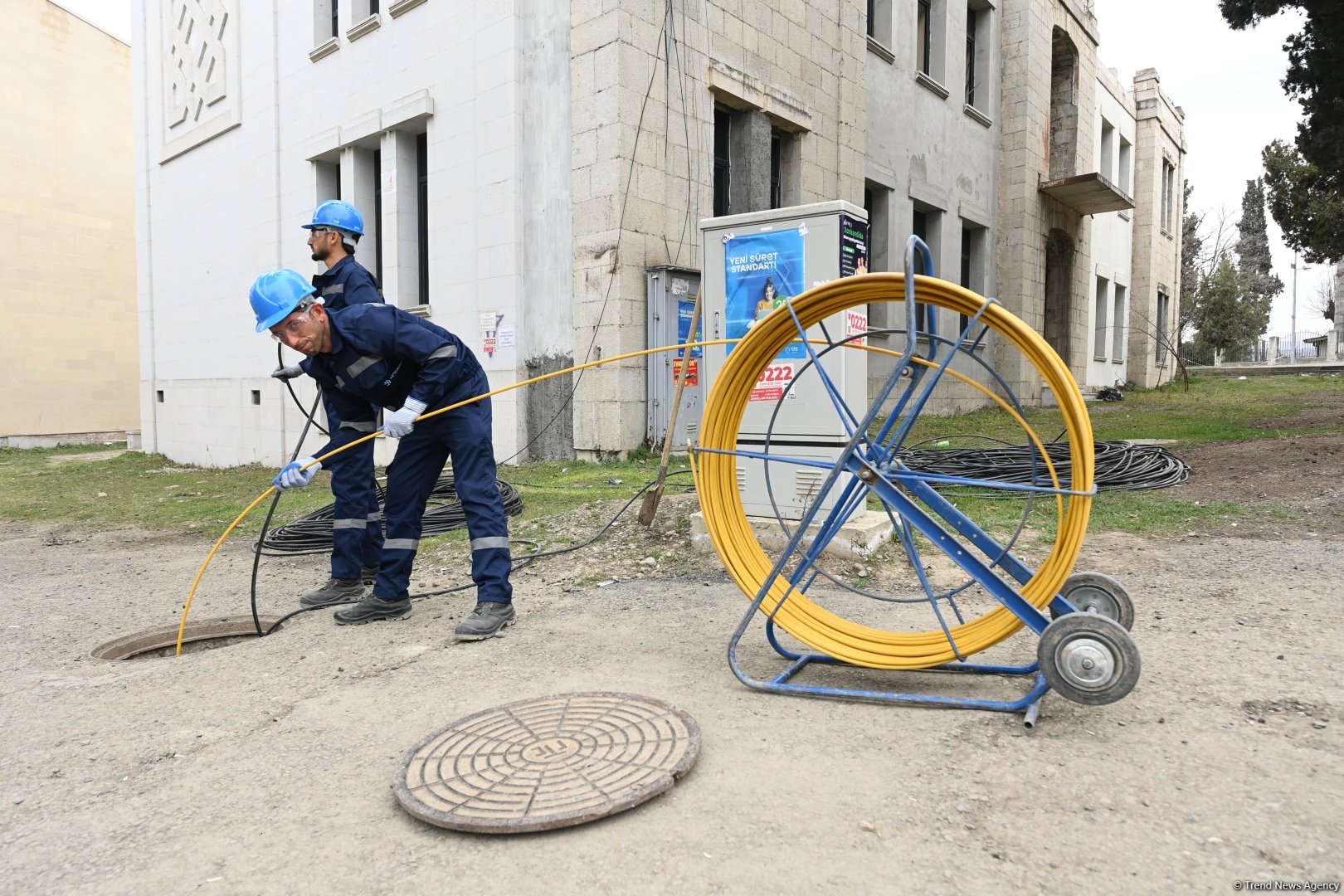 Xankəndidə yaşayış məntəqələri telekommunikasiya xidmətləri ilə təmin edilib (FOTO)