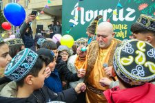 Leyla Əliyevanın təşəbbüsü ilə Xızı rayonunda uşaqlar üçün Novruz şənliyi keçirilib (FOTO)