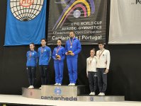 Azərbaycan gimnastları Dünya Kubokunda qızıl medal qazanıblar (FOTO)