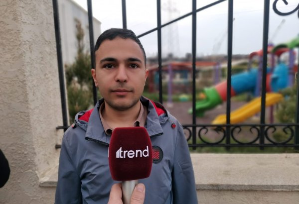 Ağdamda yaşayacağıma çox sevinirəm - Rayon sakini