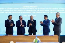Azərbaycan, Qazaxıstan, Özbəkistan AİB və AİİB ilə “Xəzər Yaşıl Enerji Dəhlizi” üzrə əməkdaşlıq edəcəklər (FOTO)