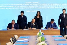 Azərbaycan, Qazaxıstan, Özbəkistan AİB və AİİB ilə “Xəzər Yaşıl Enerji Dəhlizi” üzrə əməkdaşlıq edəcəklər (FOTO)