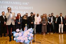 Bakı Media Mərkəzinin prezidenti Arzu Əliyeva Nizami Kino Mərkəzində “Tağıyev: Çar” bədii filminin təqdimat mərasimində iştirak edib (FOTO)