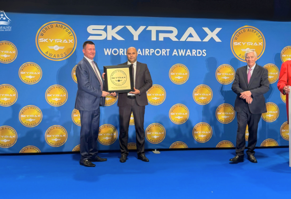 Qlobal tanınma: Heydər Əliyev Beynəlxalq Aeroportu daha bir Skytrax mükafatına layiq görüldü