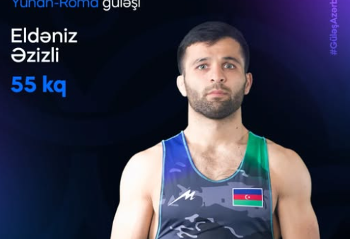 Güləşçimiz Eldəniz Əzizli dünya çempionatında 7-ci medalını qazanıb