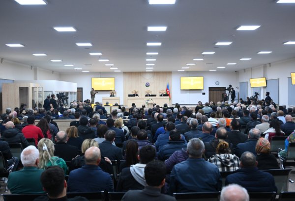 Zərərçəkmiş şəxs: Xocalı soyqırımının təşkilatçıları və soyqırımına rəhbərlik edənlər zaman-zaman Ermənistanın siyasi-hərbi rəhbərliyində təmsil olunublar – MƏHKƏMƏ (FOTO)