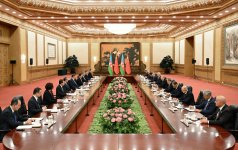 Prezident İlham Əliyevin Çinin Sədri Si Cinpin ilə geniş tərkibdə görüşü olub (FOTO/VİDEO) (YENİLƏNİB)