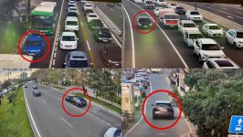 Avtobus zolağına daxil olan sürücülərə XƏBƏRDARLIQ (FOTO)