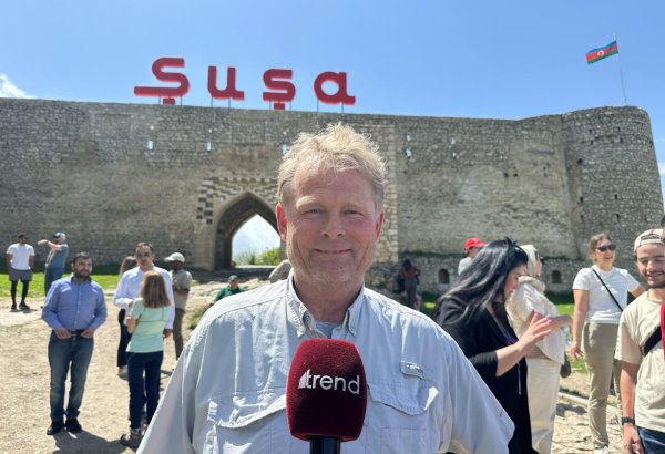Danimarkadan olan turist Qarabağın infrastrukturu və təbiətinə heyran qalıb