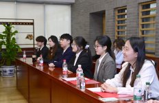 Heydər Əliyev Fondunun vitse-prezidenti Leyla Əliyeva Pekin Xarici Dillər Universitetində tələbələrlə görüşüb (FOTO)