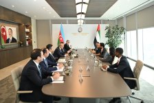 Azərbaycanla BƏƏ arasında yaşıl enerji sahəsində əməkdaşlığın genişləndirilməsi müzakirə edilib (FOTO)