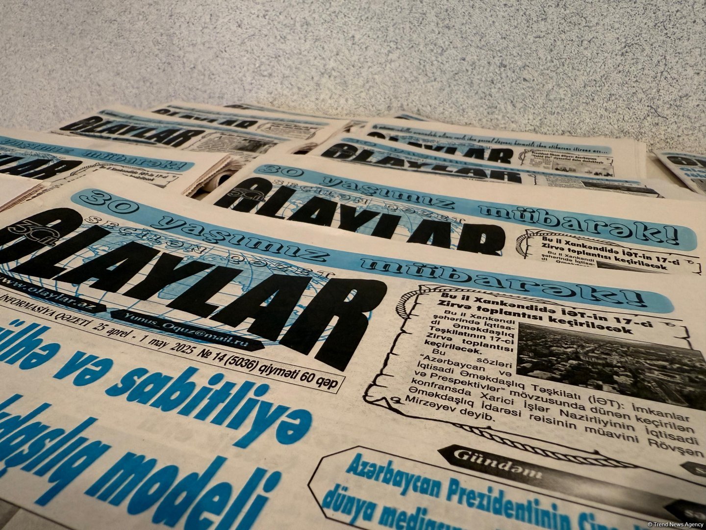 “Olaylar” qəzeti və eyniadlı informasiya agentliyinin 30 illiyi ilə əlaqədar yubiley tədbiri keçirilib (FOTO)
