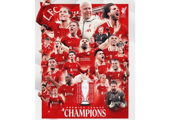 "Liverpul" 20-ci dəfə İngiltərə çempionu olub
