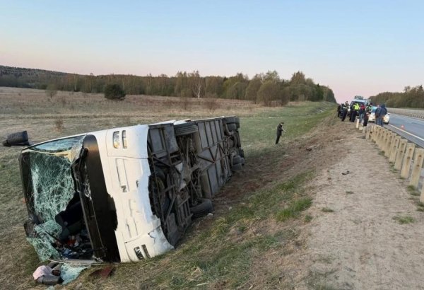 Rusiyada avtobus qəzasında 35 nəfər xəsarət alıb