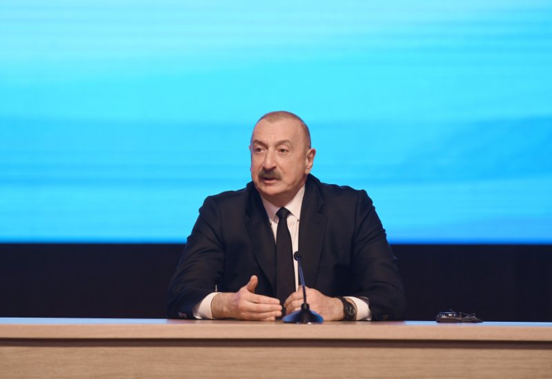 Prezident İlham Əliyev: Biz İran şirkətlərini Azərbaycanda həyata keçirilən infrastruktur layihələrində iştiraka dəvət edirik (TAM NİTQ)