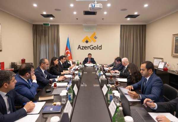 “AzerGold” QSC-də hasilatın pay bölgüsü haqqında Saziş üzrə Rəhbər komitənin növbəti iclası olub (FOTO)