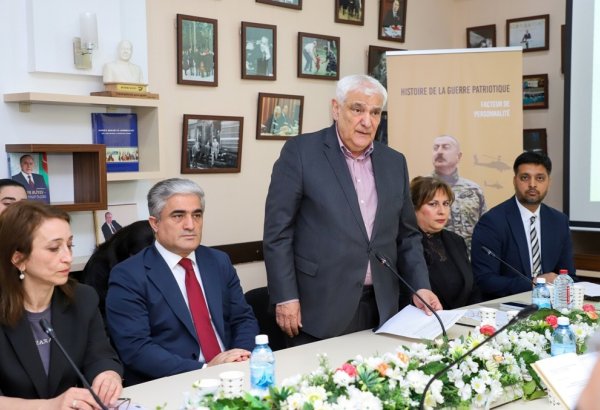 “Vətən müharibəsi tarixi. Şəxsiyyət faktoru” kitabının fransız və urdu  dillərində nəşrlərinin təqdimatı olub (FOTO)