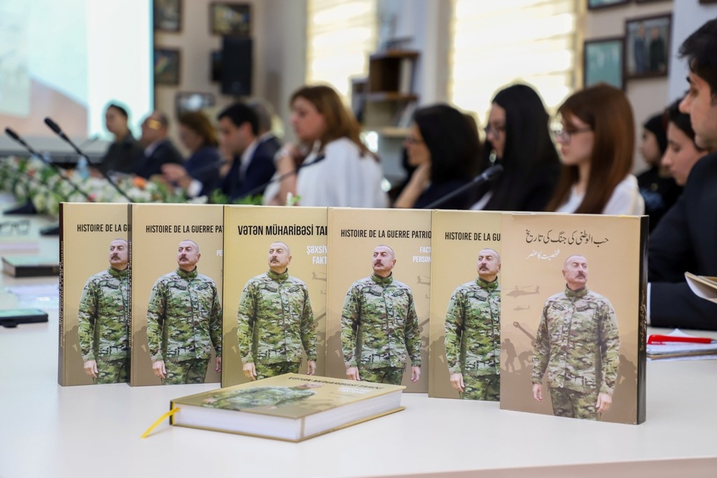 “Vətən müharibəsi tarixi. Şəxsiyyət faktoru” kitabının fransız və urdu  dillərində nəşrlərinin təqdimatı olub (FOTO)