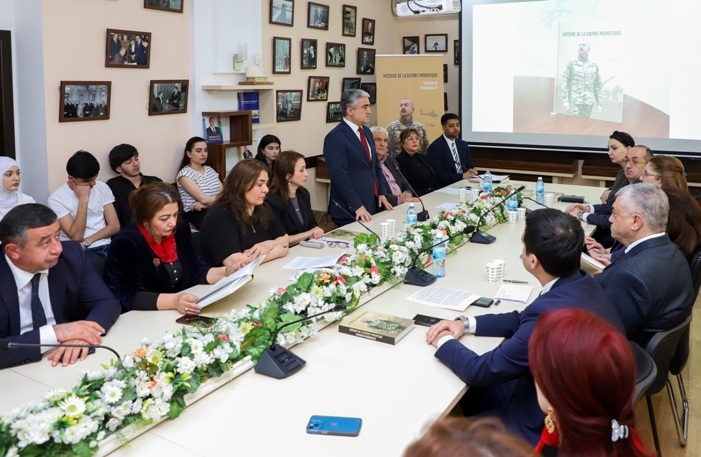 “Vətən müharibəsi tarixi. Şəxsiyyət faktoru” kitabının fransız və urdu  dillərində nəşrlərinin təqdimatı olub (FOTO)